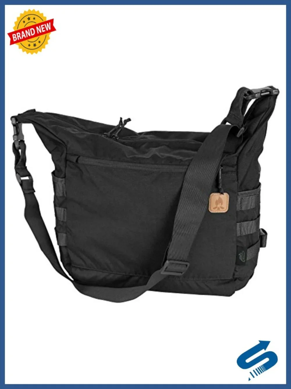 17L Bushcraft Satchel with MOLLE, Cordura Nylon, Water-Repellent